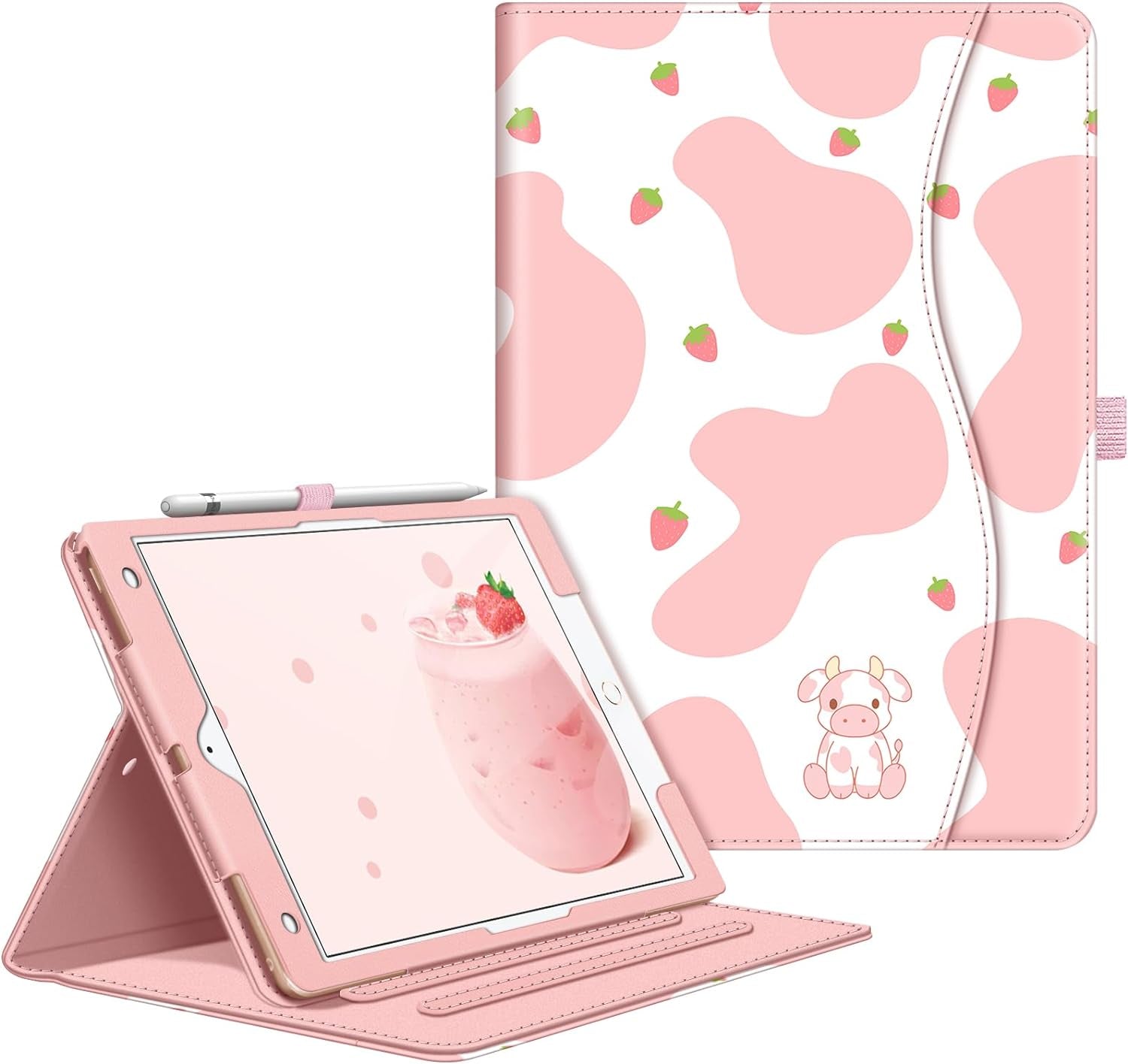 Fintie Case for Ipad 9Th / 8Th / 7Th Generation (2021/2020/2019) 10.2 Inch - [Corner Protection] Multi-Angle Viewing Stand Cover with Pocket & Pencil Holder, Auto Sleep Wake, Ocean Marble