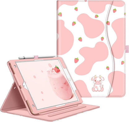 Fintie Case for Ipad 9Th / 8Th / 7Th Generation (2021/2020/2019) 10.2 Inch - [Corner Protection] Multi-Angle Viewing Stand Cover with Pocket & Pencil Holder, Auto Sleep Wake, Ocean Marble