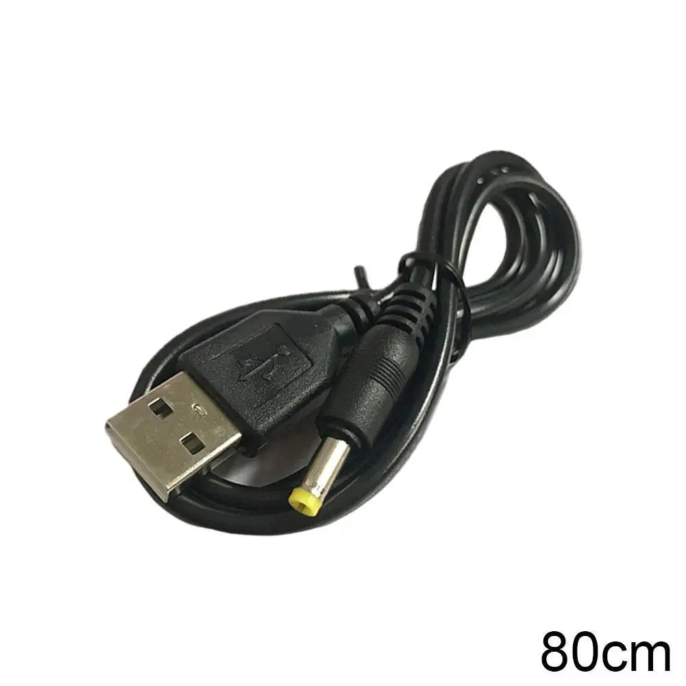 1Pcs 80Cm 5V USB to DC Power Charging Cable Charge Cord 4.0X1.7Mm Plug 5V 1A Power Charging Cable for PSP 1000/2000/3000
