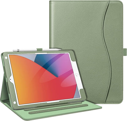 Fintie Case for Ipad 9Th / 8Th / 7Th Generation (2021/2020/2019) 10.2 Inch - [Corner Protection] Multi-Angle Viewing Stand Cover with Pocket & Pencil Holder, Auto Sleep Wake, Ocean Marble