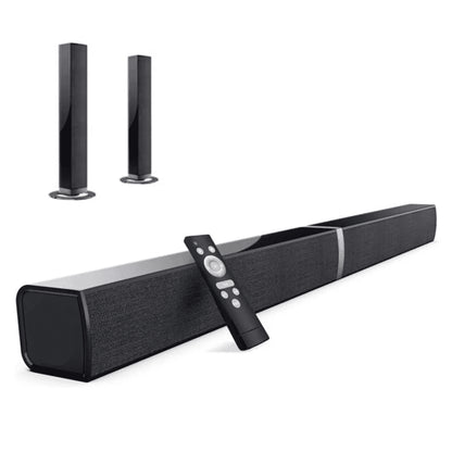 Bluetooth Sound Bar for TV, 50W Sound Bar with 4 Drivers and Remote Control, Home Audio TV Speakers Sound Bar with Arc/Optical/Aux Connect