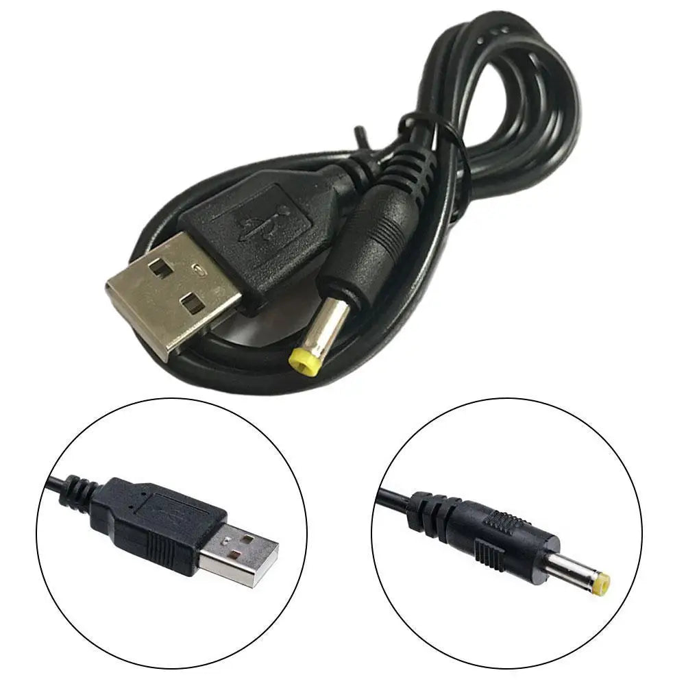 1Pcs 80Cm 5V USB to DC Power Charging Cable Charge Cord 4.0X1.7Mm Plug 5V 1A Power Charging Cable for PSP 1000/2000/3000