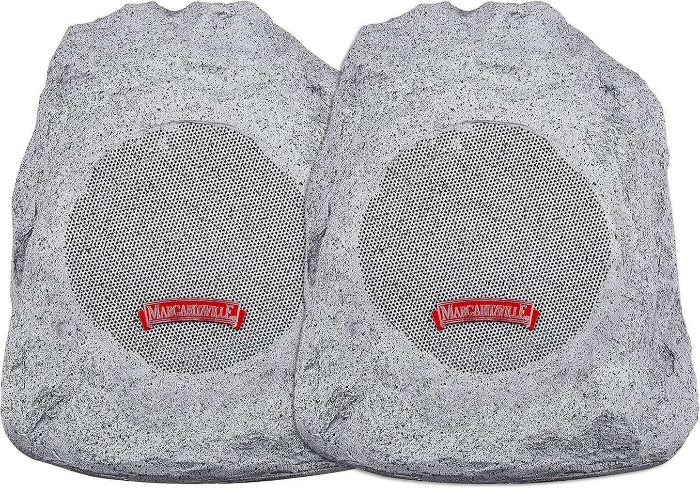 Margaritaville Outdoor Rock Bluetooth Wireless Speaker | Durable Bluetooth Speakers, Fantastic Yard or Patio Decor, IPX-4 Waterproof Rated, Granite Grey “On the Rock