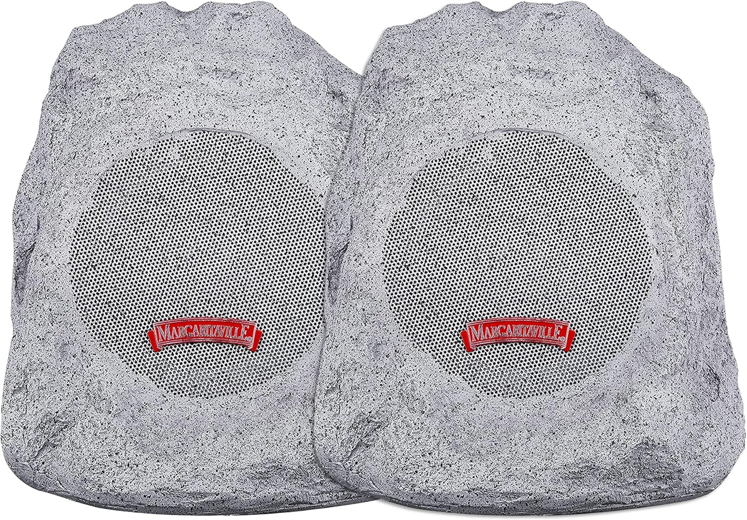 Margaritaville Outdoor Rock Bluetooth Wireless Speaker | Durable Bluetooth Speakers, Fantastic Yard or Patio Decor, IPX-4 Waterproof Rated, Granite Grey “On the Rock