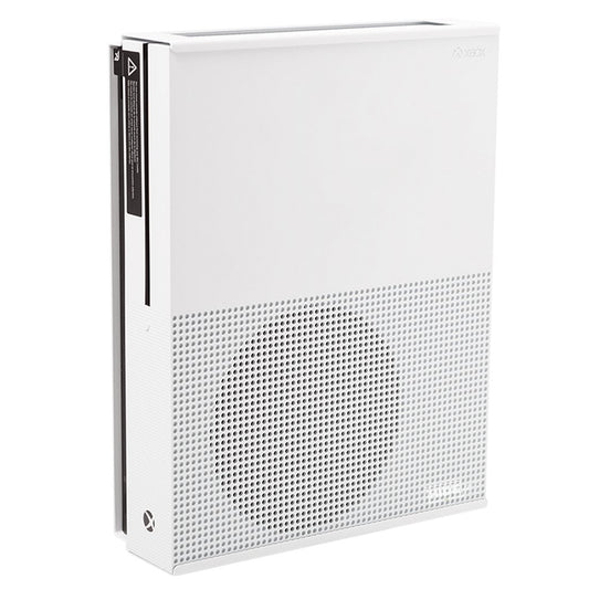 Hideit Mounts X1S Wall Mount for Xbox One S - Patented in 2019, Made in USA - White Steel Mount for Xbox One S to Safely Store Your Xbox One S on Wall near or behind TV