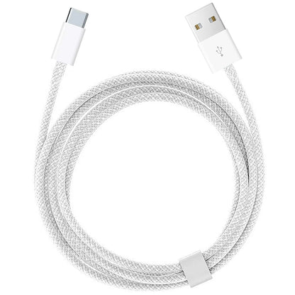 USB-C Nylon Braided Type-C Fast Charging Cable for Iphone16/15, Samsung S24/23/22, Ipad Pro, Car Charging Cable Support Carplay.