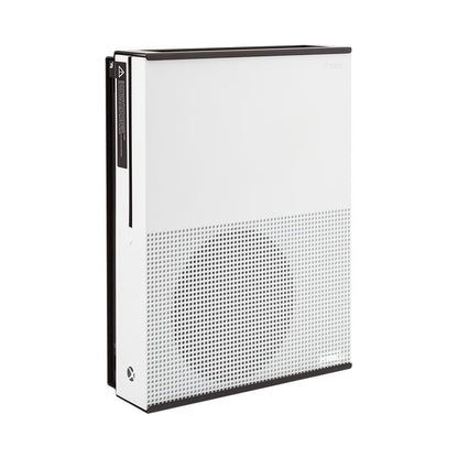 Hideit Mounts X1S Wall Mount for Xbox One S - Patented in 2019, Made in USA - White Steel Mount for Xbox One S to Safely Store Your Xbox One S on Wall near or behind TV