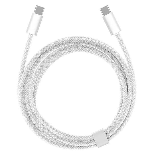 USB-C Nylon Braided Type-C Fast Charging Cable for Iphone16/15, Samsung S24/23/22, Ipad Pro, Car Charging Cable Support Carplay.