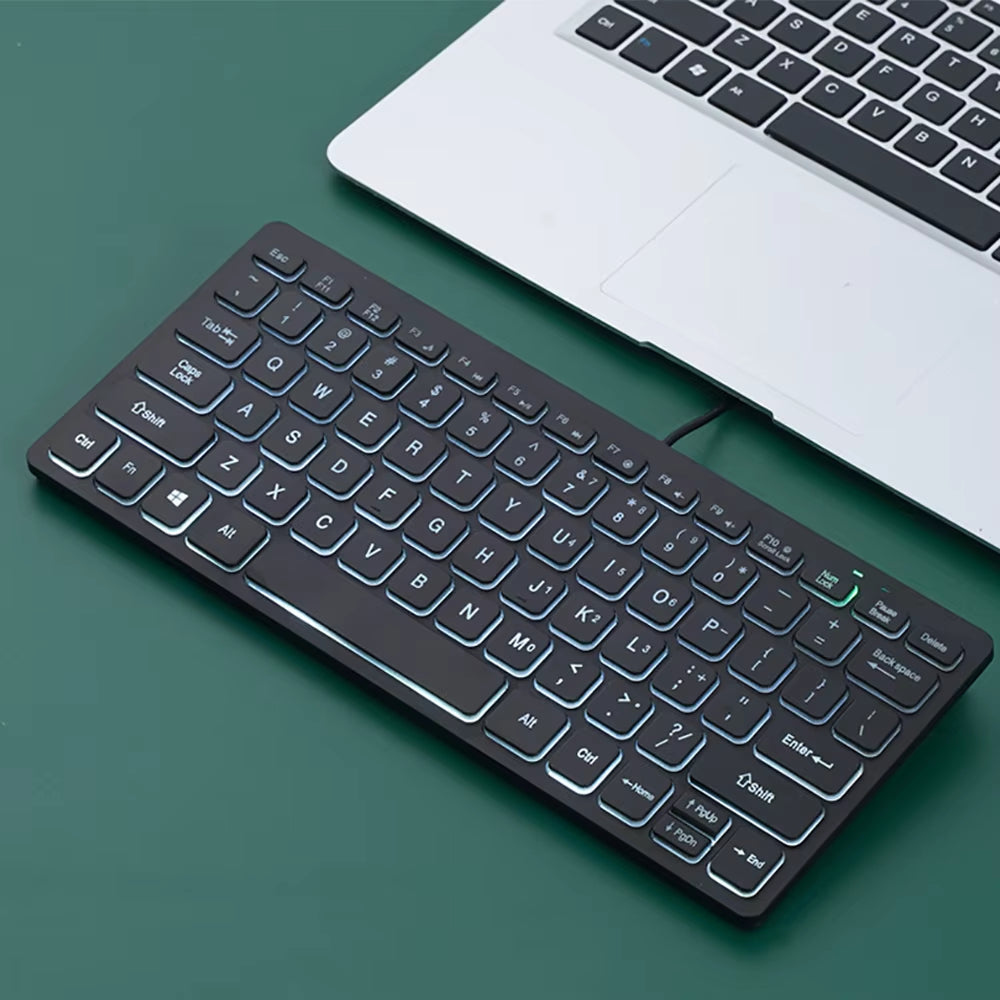 Compact & Portable Wired Mini Keyboard for Laptops - Perfect Computer Accessory!