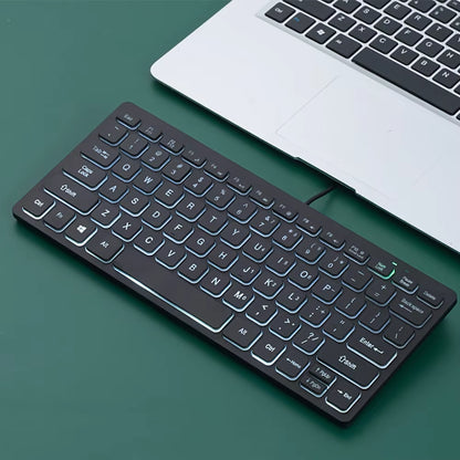 Compact & Portable Wired Mini Keyboard for Laptops - Perfect Computer Accessory!
