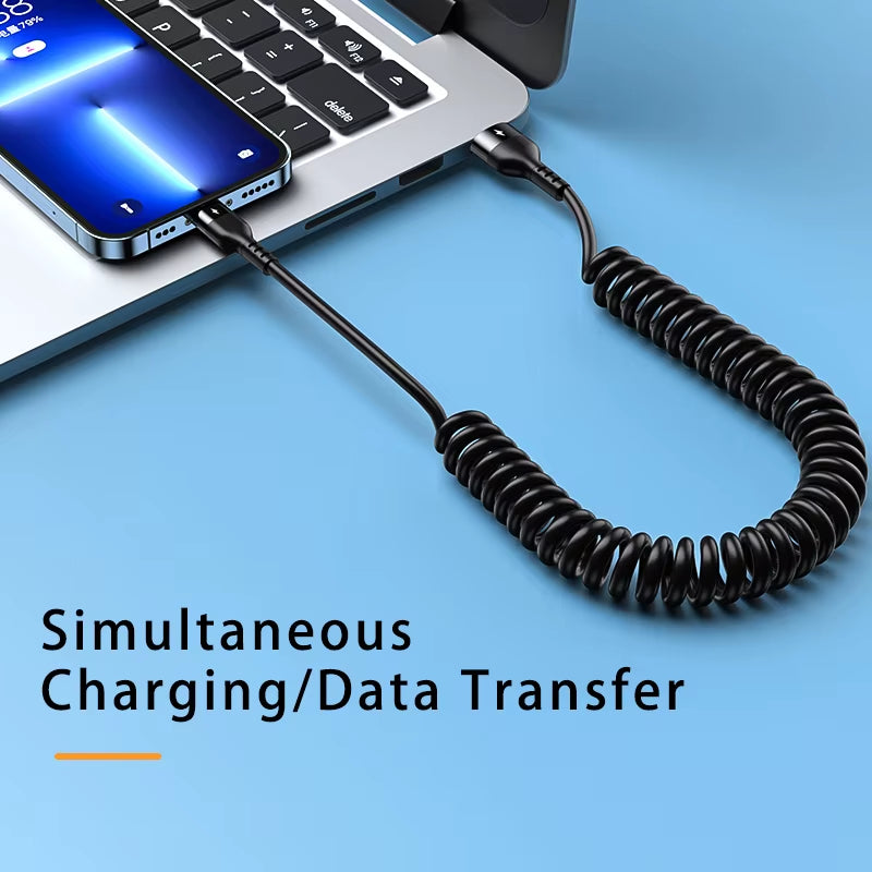 3 in 1 66W Fast Charging Cable Type C Cable Micro USB Cable for Iphone Charging Cable for Samsung Xiaomi Huawei Charger Cable