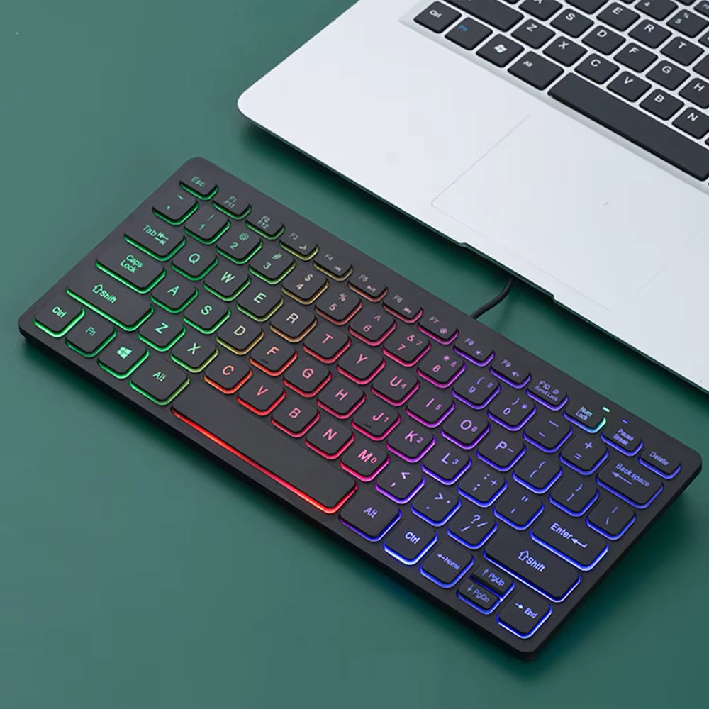 Compact & Portable Wired Mini Keyboard for Laptops - Perfect Computer Accessory!