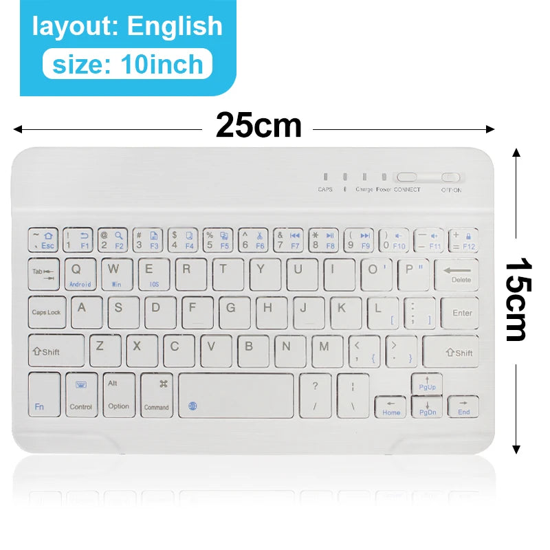 Say goodbye to clutter with our Mini Wireless Bluetooth Keyboard! 🌟 Perfect for your iOS, Android, or Windows devices, this sleek 10-inch backlit keyboard with a touchpad is a game-changer for on-the-go typing! 💻✨ #TechEssentials #WirelessKeyboard