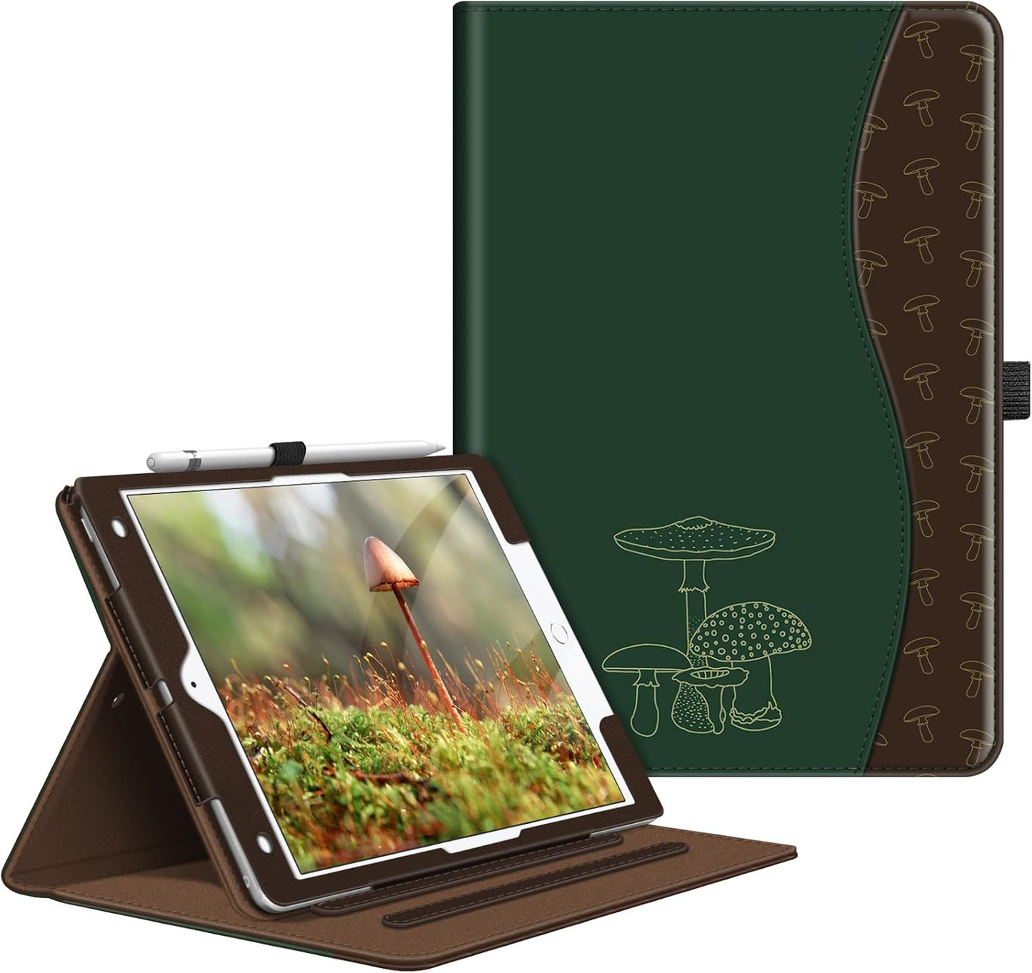 Fintie Case for Ipad 9Th / 8Th / 7Th Generation (2021/2020/2019) 10.2 Inch - [Corner Protection] Multi-Angle Viewing Stand Cover with Pocket & Pencil Holder, Auto Sleep Wake, Ocean Marble