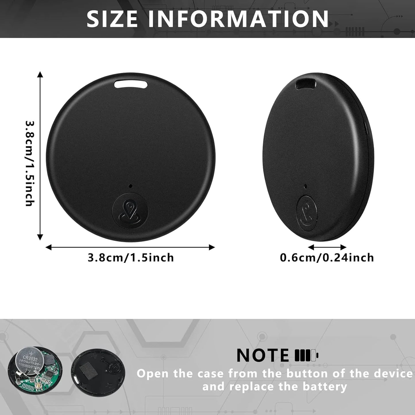 Bluetooth Mini GPS Tracking Air Key Tag Child Pet Finder Tracker Location Device